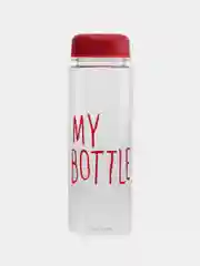 Красный спортивная бутылка для воды и коктейлей My Bottle с крышкой, 500 мл