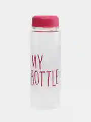Тёмно-розовый спортивная бутылка для воды и коктейлей My Bottle с крышкой, 500 мл