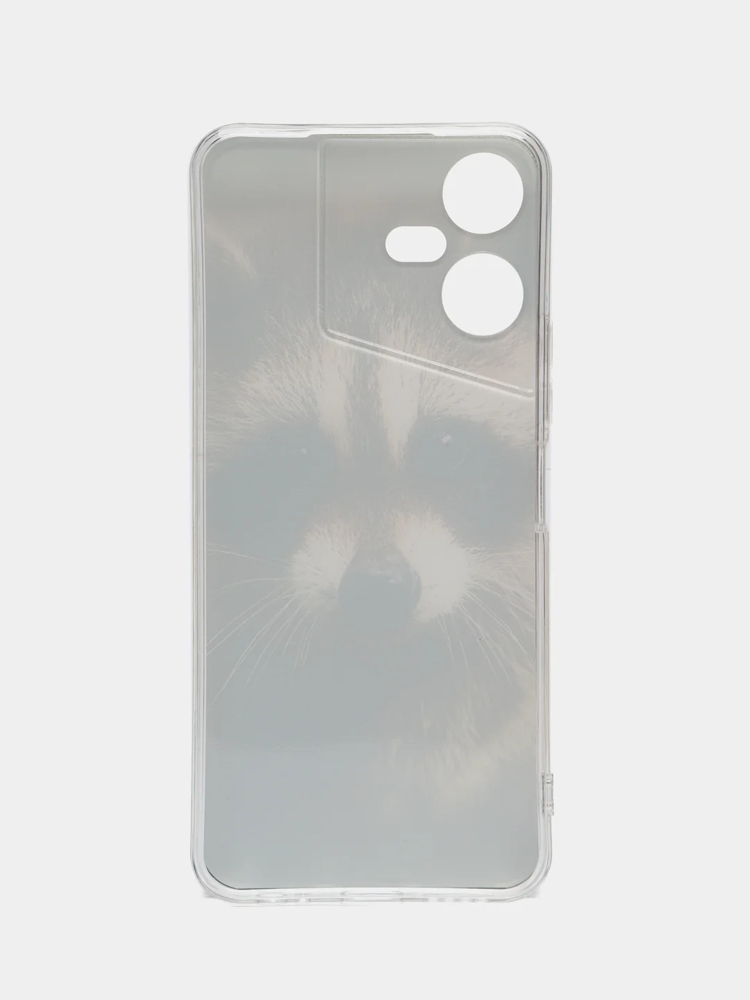 Коричневый чехол на Tecno Pova Neo 3 (Текно Пова Нео 3), прозрачный, с рисунком, защита камеры