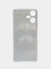 Коричневый чехол на Tecno Pova Neo 3 (Текно Пова Нео 3), прозрачный, с рисунком, защита камеры