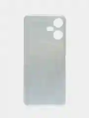 Небесно-голубой чехол на Tecno Pova Neo 3 (Текно Пова Нео 3), прозрачный, с рисунком, защита камеры