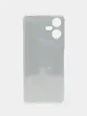 Серебряный чехол на Tecno Pova Neo 3 (Текно Пова Нео 3), прозрачный, с рисунком, защита камеры