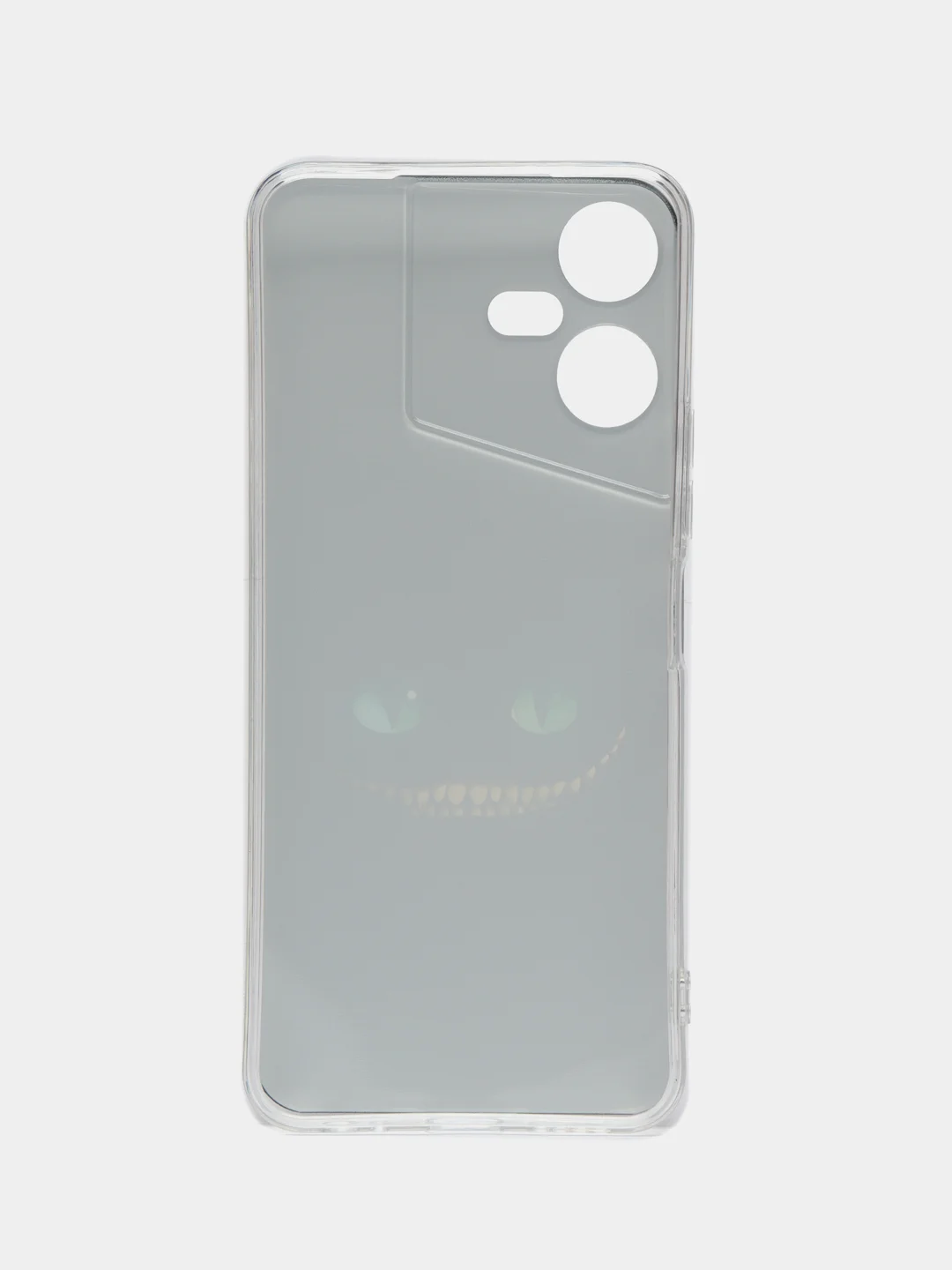 Черный чехол на Tecno Pova Neo 3 (Текно Пова Нео 3), прозрачный, с рисунком, защита камеры