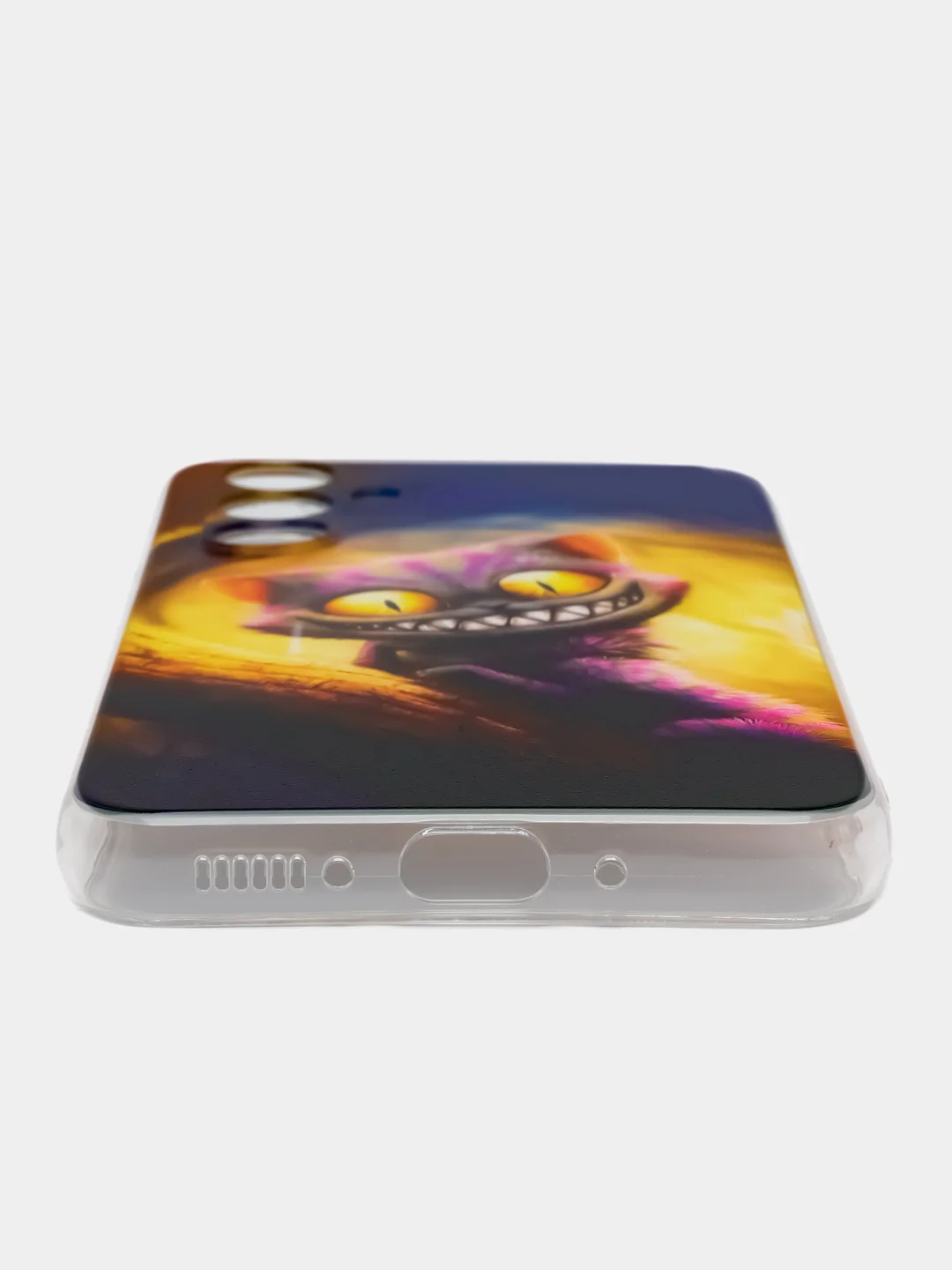 Индиго силиконовый чехол на Samsung Galaxy A54 5G / Самсунг A54 прозрачный, с рисунком