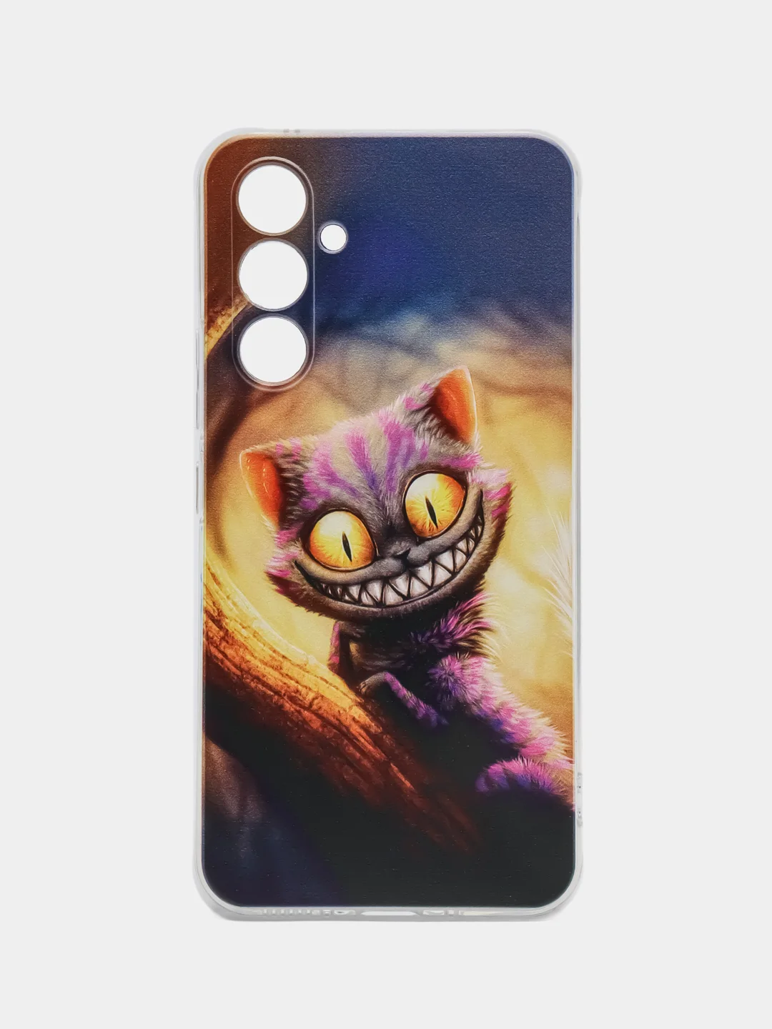 Индиго силиконовый чехол на Samsung Galaxy A54 5G / Самсунг A54 прозрачный, с рисунком