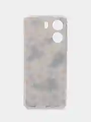 Золотой силиконовый чехол на Xiaomi Redmi 13C/Poco C65 (Сяоми Редми 13C/Поко С65), с рисунком
