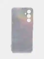 Пурпурный силиконовый чехол на Samsung Galaxy A54 5G / Самсунг A54 прозрачный, с рисунком
