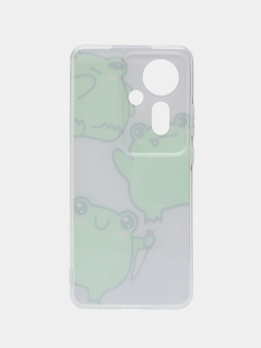 Лавандовый чехол на Oppo Reno 11F / Оппо Рено 11F прозрачный, с рисунком, с защитой камеры