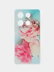Конфетный чехол для Infinix Note 30 Pro (Инфиникс Нот 30 Про), прозрачный, с рисунком, защита камеры