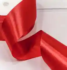 Лента атласная 38 мм широкая атлас 3,8 см отрез 2 метра рулон 22 метра красная белая и др