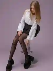 Белый колготки детские Giulia OKSI 02