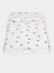 Коралловый меланж силиконовый чехол на Infinix Note 40 Pro / Инфиникс Нот 40 Про прозрачный, с рисунком