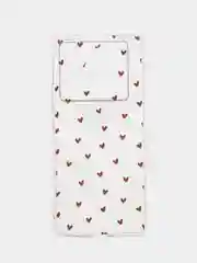 Коралловый меланж силиконовый чехол на Infinix Note 40 Pro / Инфиникс Нот 40 Про прозрачный, с рисунком