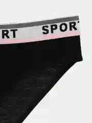 Черный трусы женские