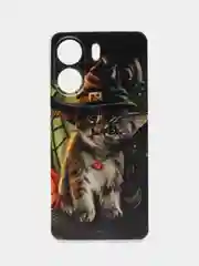 Медный силиконовый чехол на Xiaomi Redmi 13C/Poco C65 (Сяоми Редми 13C/Поко С65), с рисунком