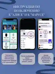 Умная беспроводная розетка с WiFi,работает с Алисой,Марусей,Tuya и Smart Life