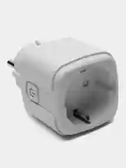 Белый умная беспроводная розетка с WiFi,работает с Алисой,Марусей,Tuya и Smart Life