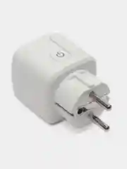 Белый умная беспроводная розетка с WiFi,работает с Алисой,Марусей,Tuya и Smart Life