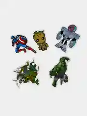 Стикеры наклейки Марвел супергерои "Marvel", 100 шт