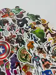 Стикеры наклейки Марвел супергерои "Marvel", 100 шт