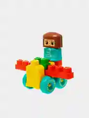 Конструктор пластиковый Десятое королевство Baby Blocks "Самолетик", 20 деталей