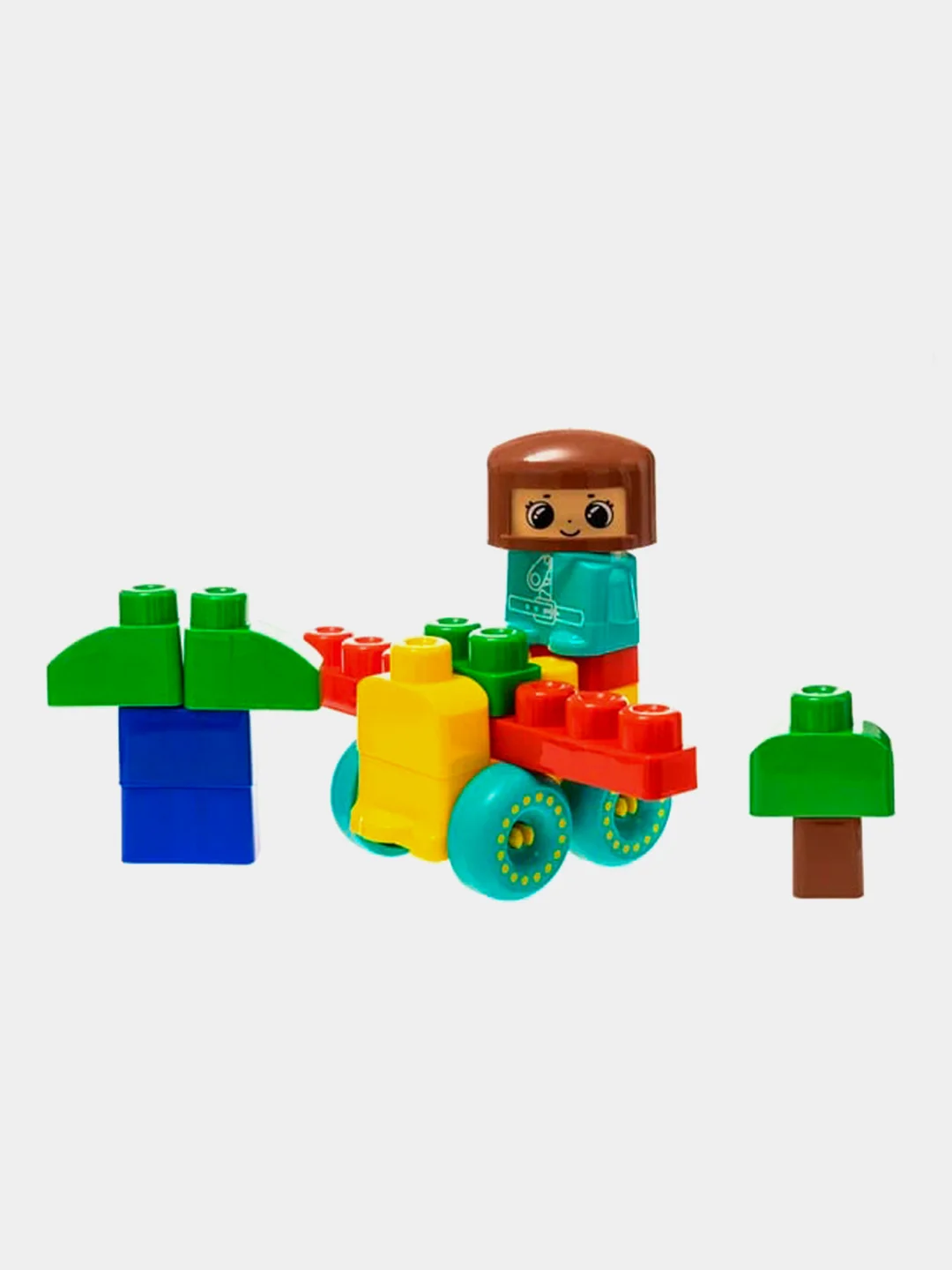 Конструктор пластиковый Десятое королевство Baby Blocks "Самолетик", 20 деталей