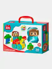 Конструктор пластиковый Десятое королевство Baby Blocks "Самолетик", 20 деталей