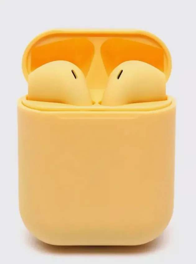 Розовый беспроводные наушники inpods 12, с микрофоном