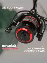Катушка рыболовная для рыбалки, спиннинга, фидера, карповая, безынерционная, 1000-7000