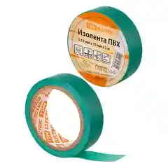 Зеленый изолента ПВХ 0,15мм*19мм*20м Особо прочная