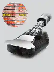 Щетка для гриля металлическая, щетка для чистки барбекю