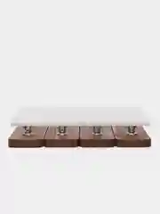 Тейбл тент А4 Менюхолдер на деревянном осн.,Подставка двусторонняя, вертикальная 4 шт