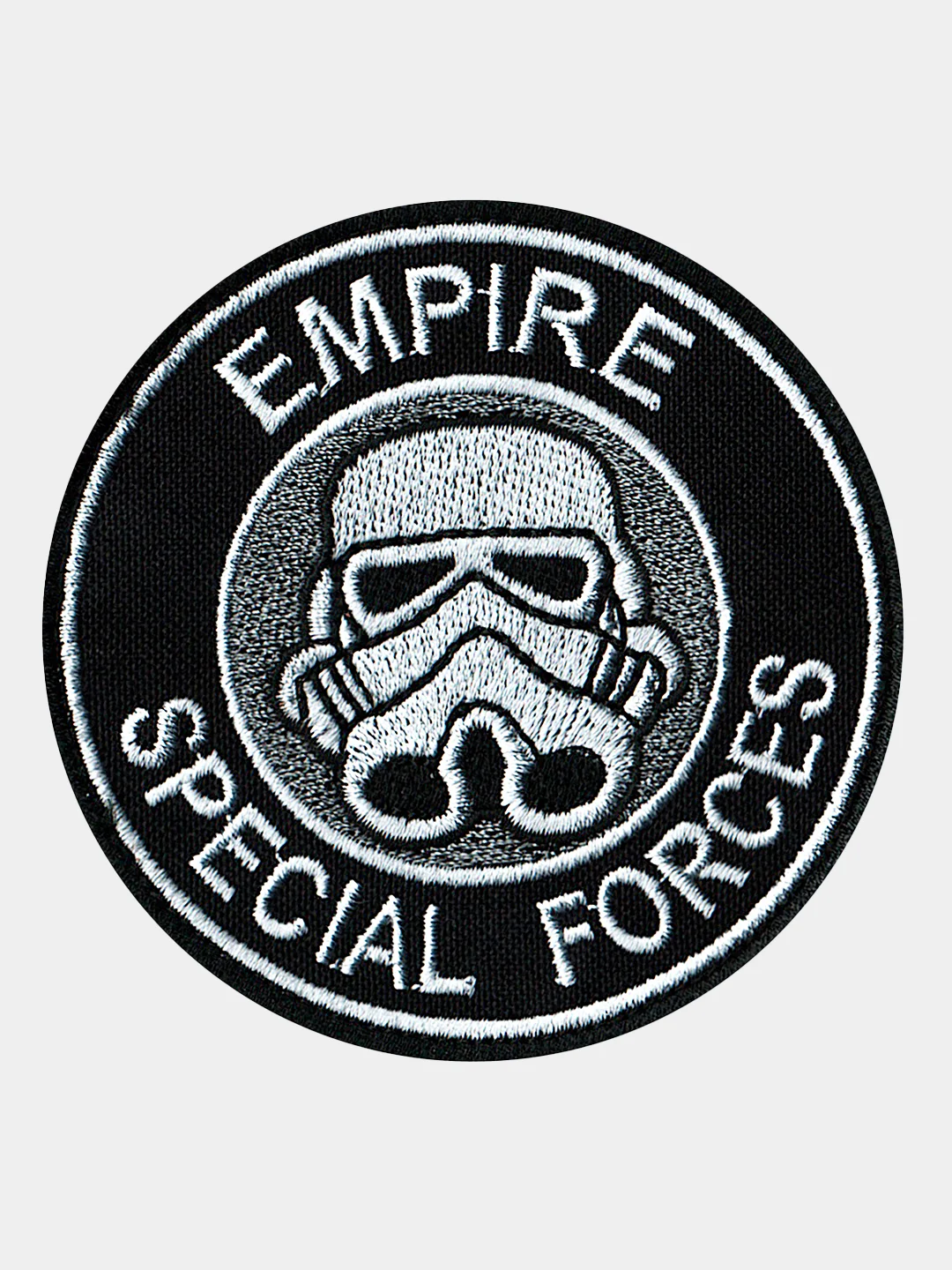 Черный нашивка шеврон на одежду Empire Special Forces, на липучке