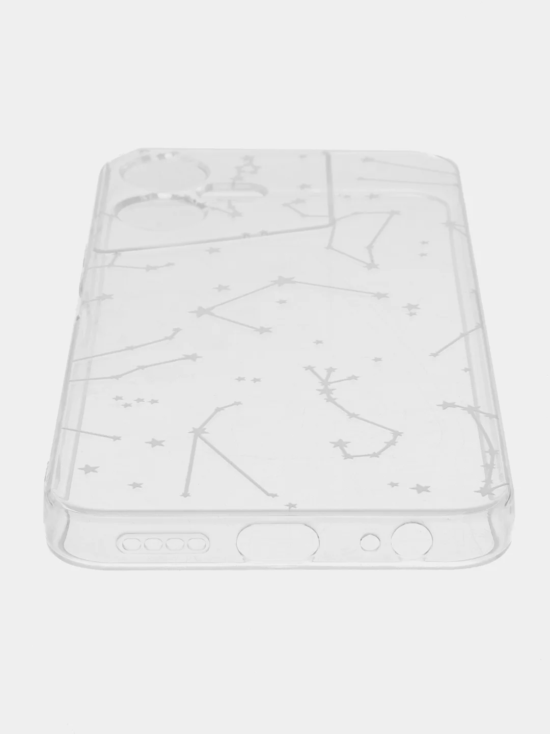 Прозрачный чехол на Tecno Pova Neo 3 (Текно Пова Нео 3), прозрачный, с рисунком, защита камеры
