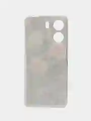 Кораллово-розовый силиконовый чехол на Xiaomi Redmi 13C/Poco C65 (Сяоми Редми 13C/Поко С65), с рисунком