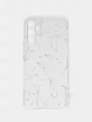 Прозрачный чехол на Samsung Galaxy A34 5G (Самсунг A34), прозрачный, с рисунком, защита камеры