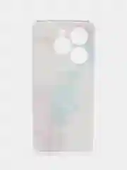 Ледяной чехол на Infinix Smart 8 Plus / Инфиникс Смарт 8 Плюс прозрачный, с рисунком