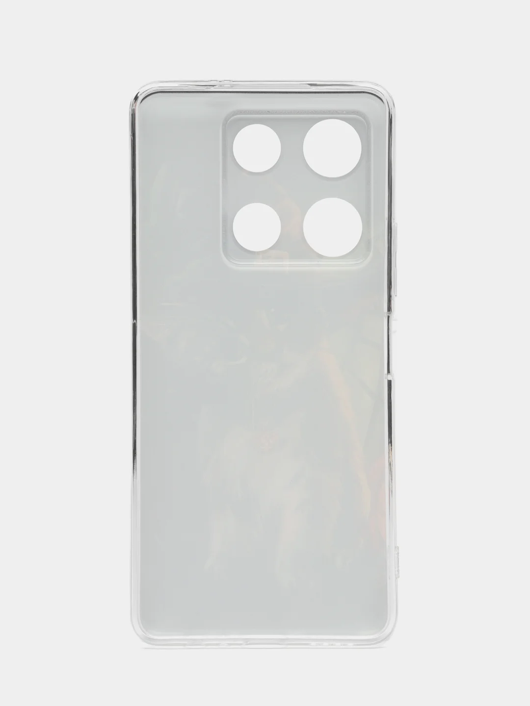 Медный чехол для Infinix Note 30 Pro (Инфиникс Нот 30 Про), прозрачный, с рисунком, защита камеры
