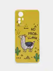 Горчичный чехол прозрачный на Xiaomi Redmi Note 12S (Сяоми Редми Нот 12S), с рисунком, защита камеры