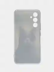 Синий меланж силиконовый чехол на Samsung Galaxy A54 5G / Самсунг A54 прозрачный, с рисунком