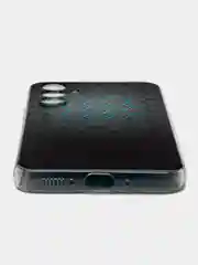 Темно-синий силиконовый чехол на Samsung Galaxy A54 5G / Самсунг A54 прозрачный, с рисунком