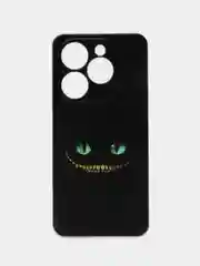 Черный чехол на Infinix Smart 8/8 HD/HOT 40i / Инфиникс Смарт 8/8 HD/Хот 40i прозрачный