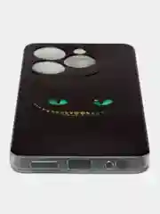 Черный чехол на Infinix Smart 8/8 HD/HOT 40i / Инфиникс Смарт 8/8 HD/Хот 40i прозрачный