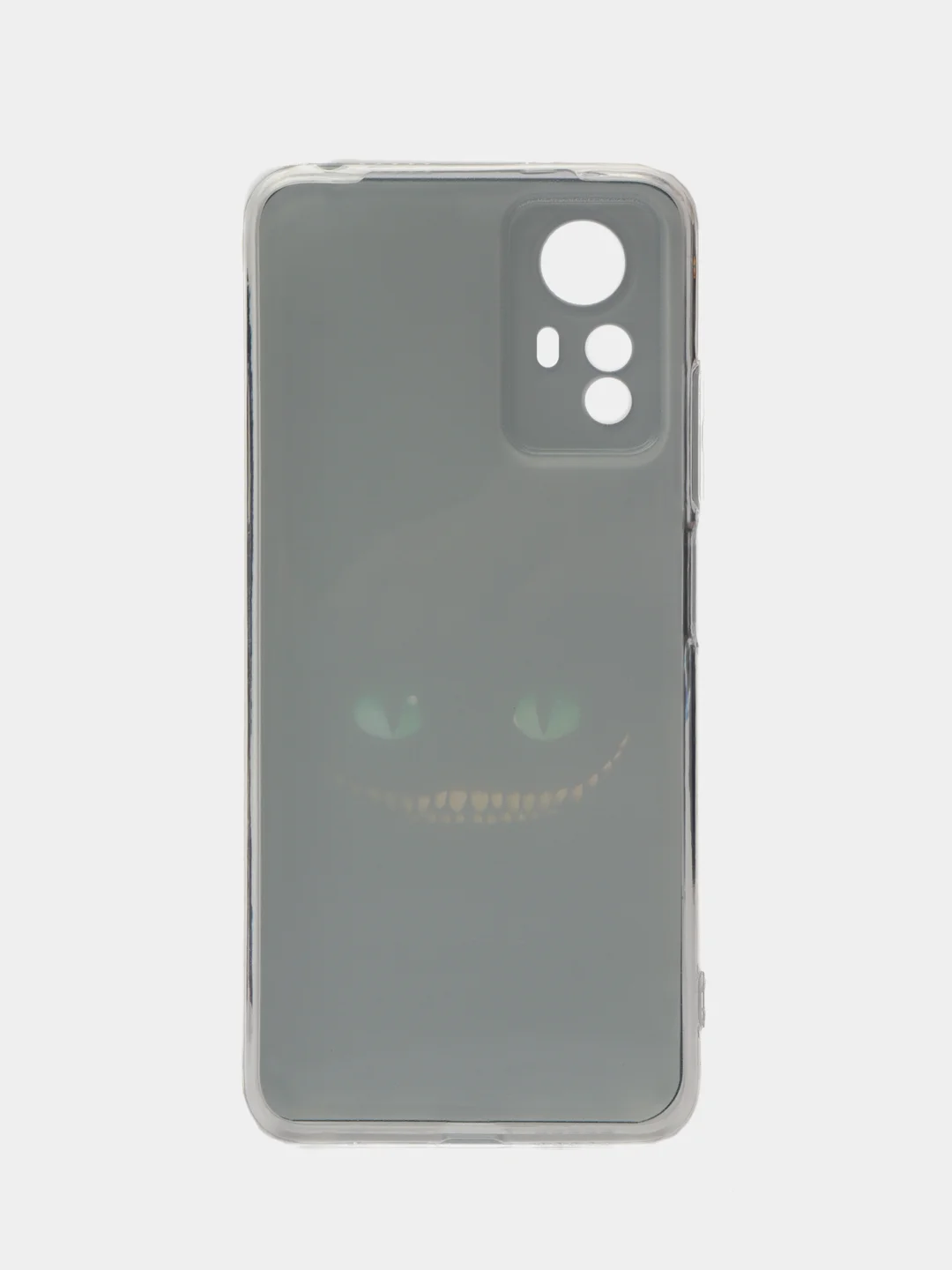 Черный чехол прозрачный на Xiaomi Redmi Note 12S (Сяоми Редми Нот 12S), с рисунком, защита камеры