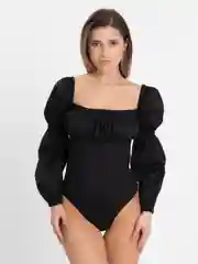 Черный женское хлопковое боди