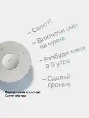Белый умная колонка SberBoom Mini / Сбербум Мини (СБЕР) с голосовым ассистентом Салют (5Вт)