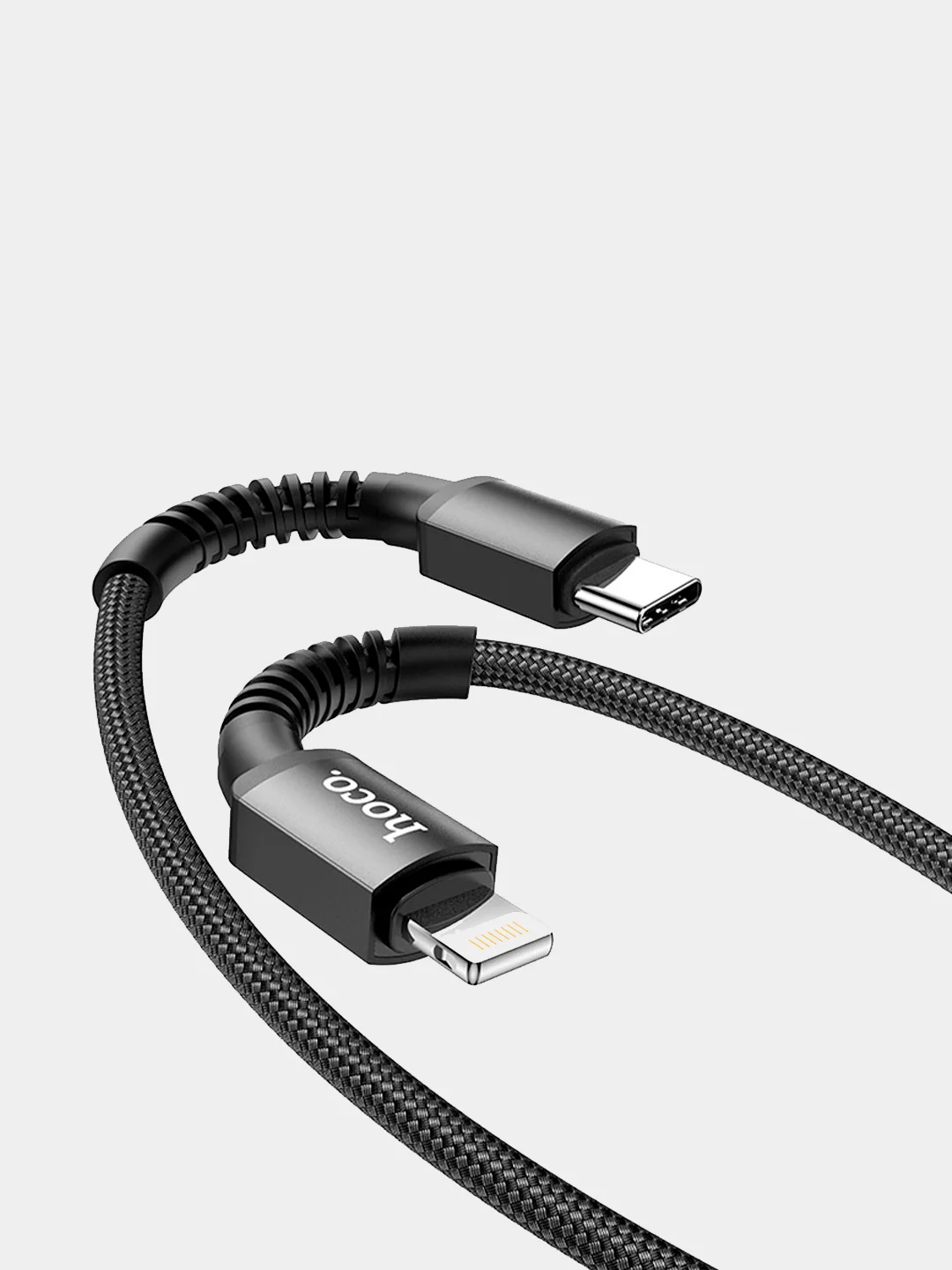 Кабель(провод) зарядки для IPhone HOCO X71 Especial Type-C - Lightning, 1 м, черный