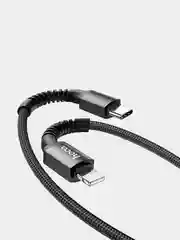Кабель(провод) зарядки для IPhone HOCO X71 Especial Type-C - Lightning, 1 м, черный