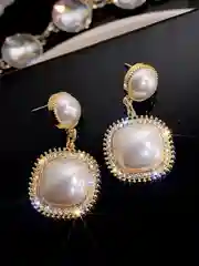 Серебряный сережки женские капли, круглые ретро, жемчуг на свадьбу, олдмани, подарок подруге