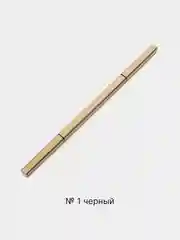 Черный водостойкий карандаш для бровей, с щеточкой, автоматический, эффект микроблейдинга